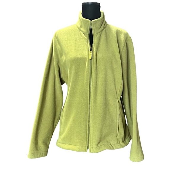 Lands' End Women's Fleece Full Zip Jacket (Size L/P) - Picture 1 of 8